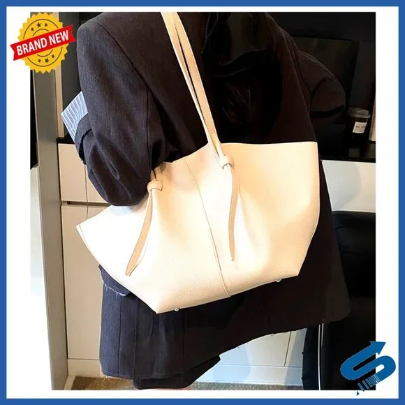 Suede Tote Bag Crossbody Shoulder Purse Retro Hobo Satchel Handbag - Picture 2 of 6